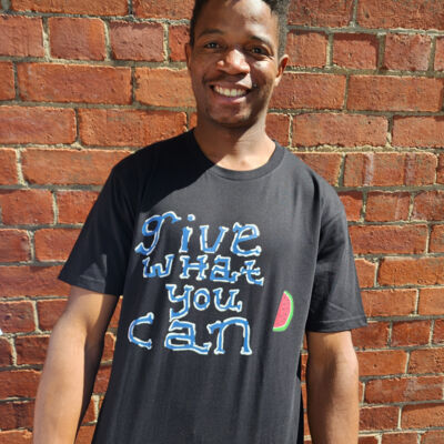 Tanaka X Olana tee- black Thumbnail